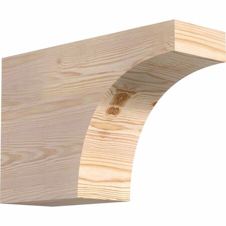 Ekena Millwork Huntington Smooth Rafter Tail, Douglas Fir, 5 1/2"W x 12"H x 18"L RFT06X12X18HUN00SDF